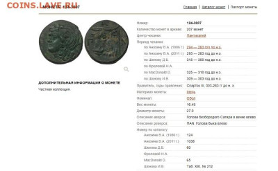 Монета антик - Сатир