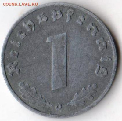 ГЕРМАНИЯ 1 пфенниг 1941 г. J до 25.09.22 г. в 23.00 - 041