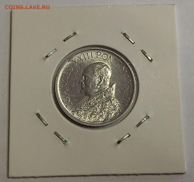 Ватикан 10 лир 1962. UNC Тираж - 25 000 шт. - 11