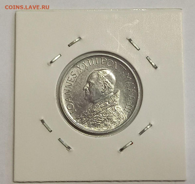 Ватикан 10 лир 1962. UNC Тираж - 25 000 шт. - 7