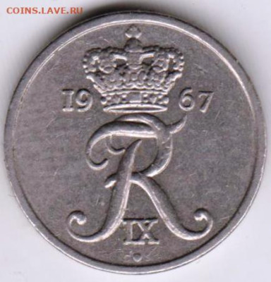ДАНИЯ 10 эре 1967 г. до 25.09.22 г. в 23.00 - 007
