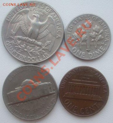 лот монет США 1,5,10,25 центов 1964-1982гг. - DSCF6027.JPG