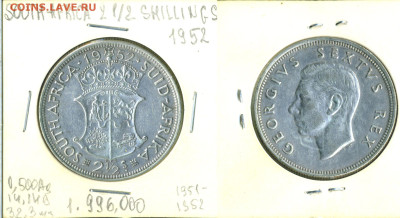 ЮАР 2½ шиллинга, 1952 - UAR2_5sh1952