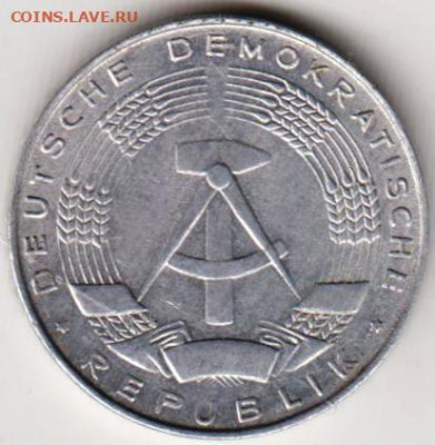 ГДР 1 пфенниг 1975 г. до 26.09.22 г. в 23.00 - 016