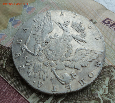 Рубль 1765 года ммд еi - DSC01483.JPG