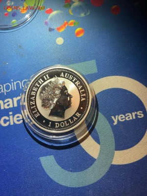 1 Доллар  Австралия 2002  Лунный календарь Год Лошади Лунар  - e8Js3uyZA7Q