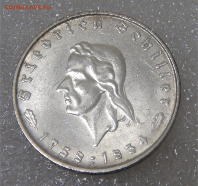 5 рейхсмарки 1934 Фридрих Шиллер до 23.09.2022 (пт. 22-00 - DSC05916.JPG