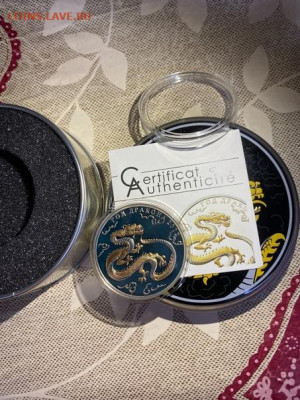 1000 Франков  Того 2012  Лунный календарь Год дракона до 27. - OG8ONncklxU