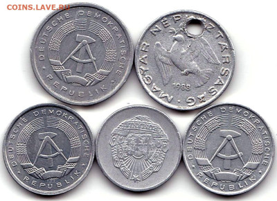 5 монет - бывшие соц. страны до 28.09.22. 22-00 Мск - 5 монет - бывшие соц. страны (2)