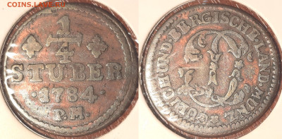 Юлих-Берг ¼ штюбера, 1784 до 26го - 1_4st1784foto