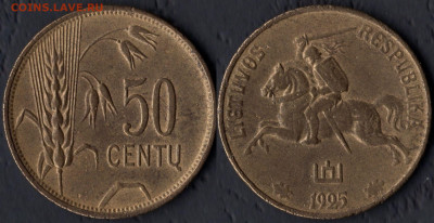 Литва 50 сенту 1925 до 22:00мск 30.09.22 - Литва 50 сенту 1925