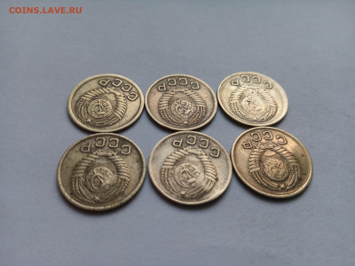 Шесть монет 1 копейка 1952,53,54,55,56,57 года Домашние. - IMG_20220926_171249
