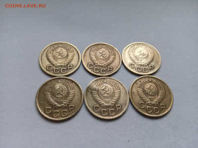 Шесть монет 1 копейка 1952,53,54,55,56,57 года Домашние. - IMG_20220926_171219