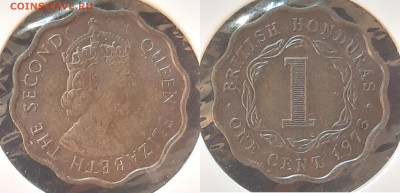 Британский Гондурас 1 цент, 1973 до 29го - Hondyr1c1973