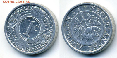 Нидерландские Антильские острова 1+10 центов, 2003 до 29го - NedAnt1c2003