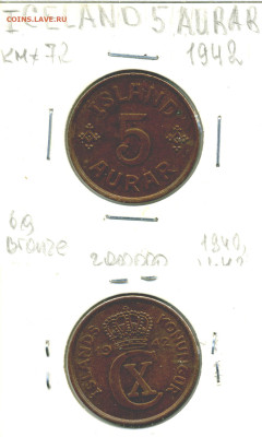 Исландия 5 эйре, 1942 до 29го - isl5au1942