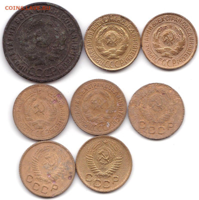 1 коп 1924-27-28-30-31-48-53-54гг. до 3.10.22. 22-00 Мск - 1 коп 1924-27-28-30-31-48-53-54гг. (2)