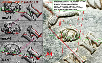 1 руб 2010 М.  Шт.3.3 А5? - г