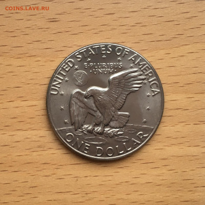 Крона Шайба США 1$ доллар 1974 Орёл Лунный Доллар Эйзенхауэр - IMG_1172.JPG