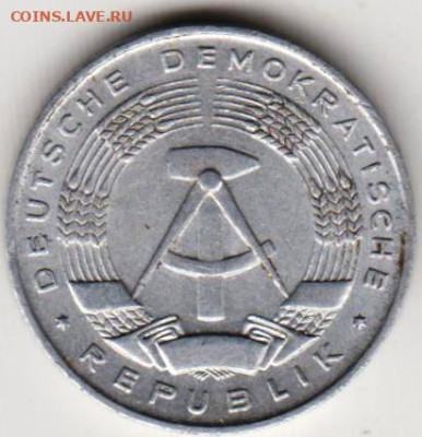 ГДР 1 пфенниг 1968 г. до 04.10.22 г. в 23.00 - 013