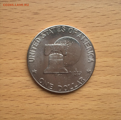 Крона Шайба США 1$ доллар 1976 200 лет независимости США - IMG_1246.JPG