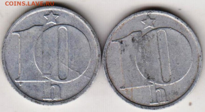 Чехословакия 10 геллеров 1981-1982 г. до 04.10.22 г. в 23.00 - 051