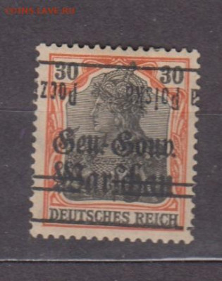 Германия 1918 1м 30пф оккупация Польши до 05 10 - 72