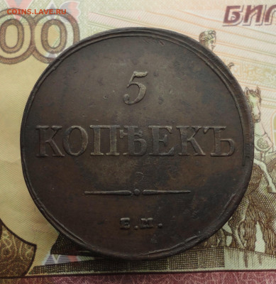 5 копеек 1835 года ем фх. Лот №1. До 3.10.22. - DSC01924.JPG