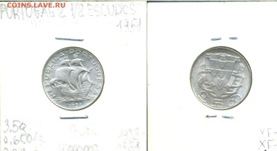 Португалия 2.5 эскудо, 1951 до 3го - port2_5ecq1951