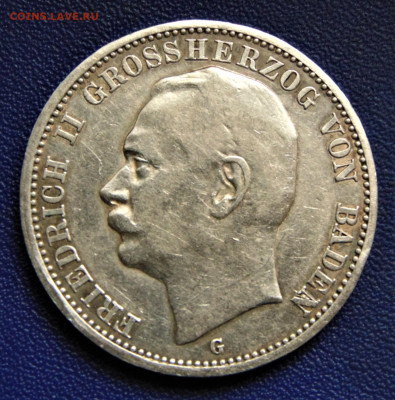 Баден. 3 марки 1912. До 07.10.22 в 22.00 - BAD-1912.JPG