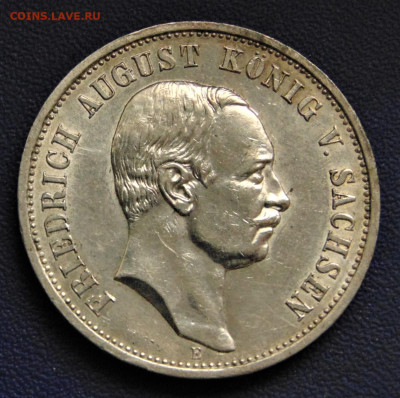 Саксония. 3 марки 1913. До 07.10.22 в 22.00 - SA-1913.JPG