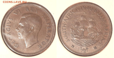 ЮАР ½ пенни, 1940 - SouAfr1_2p1940