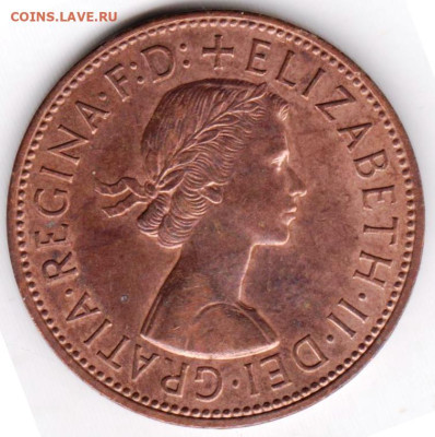 ВЕЛИКОБРИТАНИЯ 1 пенни 1967 г. до 12.10.22 г. в 23.00 - 038