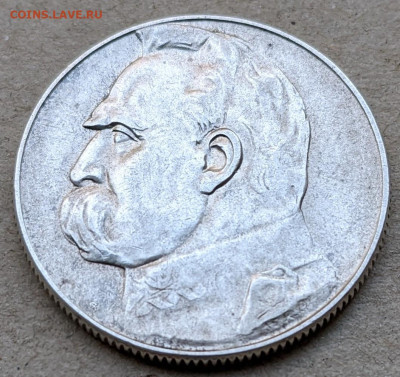 Польша 5 злотых 1936 Пилсудский до 22-00 07.10 - PXL_20221007_043018795~2