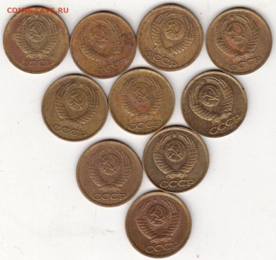 1 копейка 1987 г. 10 шт. до 13.10.22 г. в 23.00 - 004