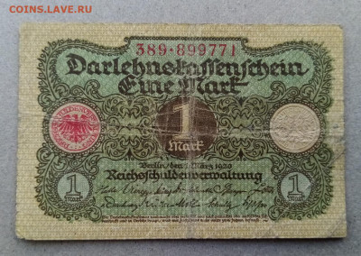 Германия. 1 марка 1920 г. Окончание 10.10.22.22:00. - IMG-20221004-172257