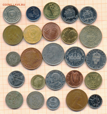 монеты разные 6 от 5 руб. фикс цена - лист 6а 001