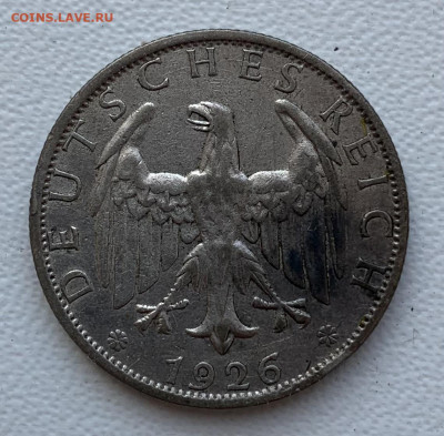 2 Марки 1926г.Германия. - 50DEA4AC-D91A-4B45-B65C-DB86535E38E3