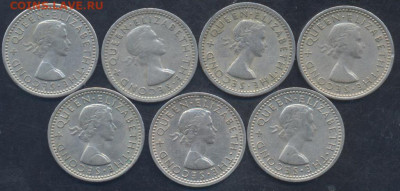 ФИКС. Новая Зеландия 3 пенса 1953-1965 г. 12.10.2022 г. 22- - 3 пеннса 1953-59 1