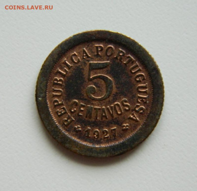 Португалия 5 сентаво 1927 г. до 13.10.22 - DSCN2668.JPG