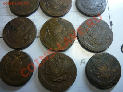 5 копеек 1759-1776 годов, 12 штук - P1130061.JPG