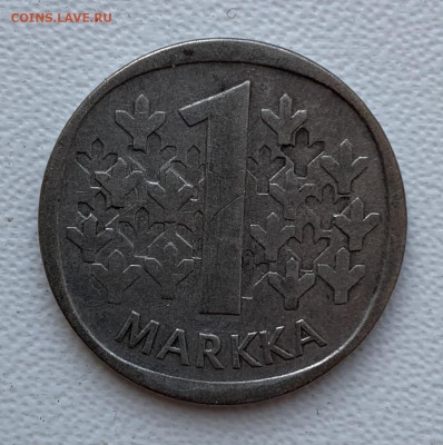 Финляндия 1 маркка 1965г - 2F21AD0B-EAE3-48FF-ABD1-6C60473C06AE