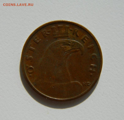 Австрия 1 грош 1928 г. (Фауна) до 13.10.22 - DSCN3087.JPG