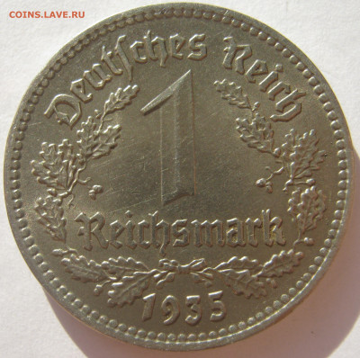  3 рейх 1 рейхсмарка 1935 A до 14.10 - IMG_2438.JPG