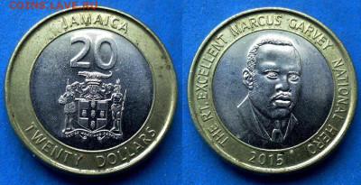 Ямайка - 20 долларов 2015 года (БИМ) до 18.10 - Ямайка 20 долларов, 2015