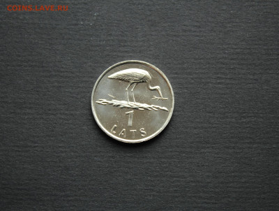 Латвия 1 лат 2001 Аист UNC до 15.10 - IMG_4655.JPG
