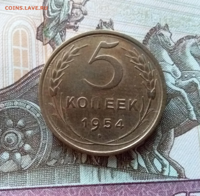 5 копеек 1954. До 15.10.22 в 22.00 - 20221012_172056