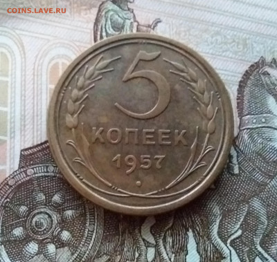 5 копеек 1957. До 15.10.22 в 22.00 - 20221012_173701