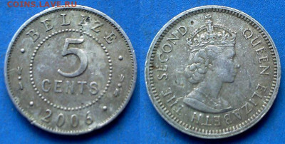 Белиз - 5 центов 2006 года до 18.10 - Белиз 5 центов, 2006