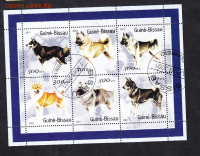 Гвинея Бисау 2001 собаки 2 листа до 19 10 - 127